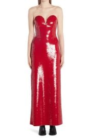 Sweetheart Neck Sequin Strapless Gown by Bottega Veneta at Nordstrom