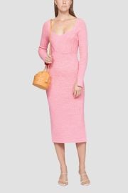 Sweetheart Ribbed Knit Dress in pink  31 Phillip Lim Official Site at 3.1 Phillip Lim