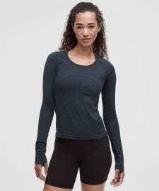Swiftly Tech Long-Sleeve Shirt 20 Waist Length Womenx27s Long Sleeve Shirts lululemon at Lululemon