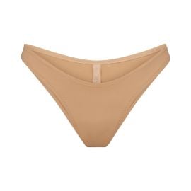 Swim Cheeky Tanga Bottoms - Ochre at SKIMS