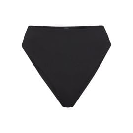 Swim Mid Waist Bottom - Onyx at SKIMS