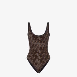 Swimsuit Technical fabric Brown Fendi at Fendi