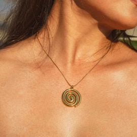 Swirl Necklace at Etsy