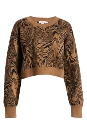 Swirl Print Boxy Sweater at Nordstrom Rack