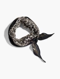 Swirly Animal Diamond Scarf Talbots at Talbots