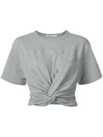 T By Alexander Wang Front Twist T-shirt at Farfetch