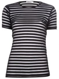 T By Alexander Wang Semi Sheer Striped Top - at Farfetch