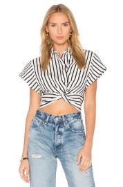 T By Alexander Wang Twist Front Top at Revolve