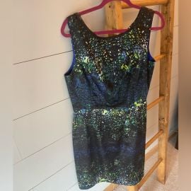 T Tahari Dresses T Tahari Multicolor Satin Dress Poshmark at Poshmark