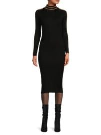 T Tahari Ribbed Midi Sweater Dress on SALE at Saks Off 5th