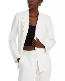 T Tahari Scallop Blazer at Bloomingdales