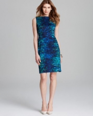 T Tahari Skyler Sahara Print Sleeveless Dress at Bloomingdales