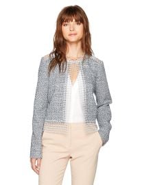 T Tahari Women s Annabeua Jacket at Amazon