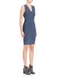 T by Alexander Wang - Rib-Knit Cutout Dress at Saks Fifth Avenue