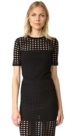 T by Alexander Wang Jersey Jacquard Top at Shopbop