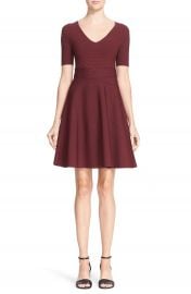 T by Alexander Wang Rib Knit Fit   Flare Dress at Nordstrom