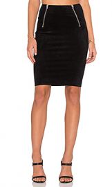 T by Alexander Wang Scuba Mini Skirt in Black at Revolve