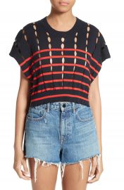 T by Alexander Wang Stripe Knit Pullover at Nordstrom