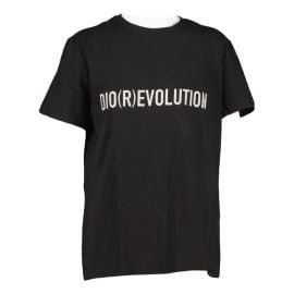 T-shirt Dior Black size L International in Cotton - 43399931 at Vestiaire Collective