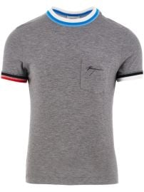 T shirt with color block trims at Farfetch