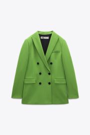 TAILORED BLAZER WITH BUTTONS - Apple green   United States at Zara