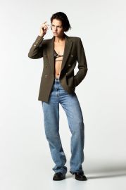 TAILORED BLAZER WITH BUTTONS - Khaki United States at Zara