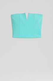 TAILORED BUSTIER - TURQUOISE - Scanlan Theodore US at Scanlan Theodore