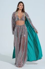 TAYLOR SEQUIN WIDE LEG PANTS AKIRA at Akira