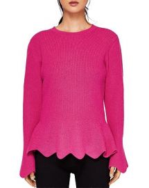 TED BAKER BOBBE PEPLUM SWEATER at Bloomingdales