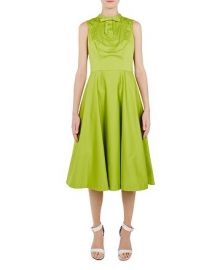 TED BAKER BRIIOLA LACE-TRIMMED MIDI DRESS  at Bloomingdales