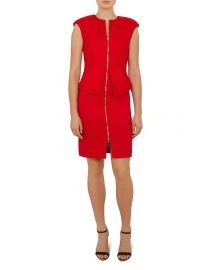 TED BAKER KWYLI TAILORED PEPLUM DRESS at Bloomingdales