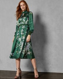 TED BAKER LONDON JHENNI GRACEFUL SATIN A-LINE DRESS at Ted Baker