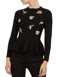 TED BAKER TYNNA EMBELLISHED SWEATER at Bloomingdales