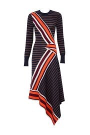 TEMPERLEY LONDON PETROL MIX KNIT DRESS at Rent The Runway