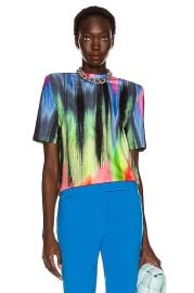 THE ATTICO Bella T-Shirt in Multi  FWRD at Forward