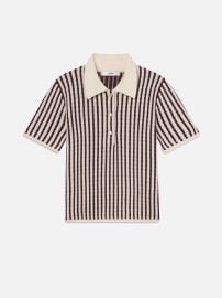 THE CABLE POLO BURGUNDY MULTI FRAME at Frame