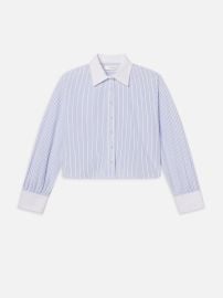 THE CHARLES SHIRT OXFORD BLUE MULTI at Frame