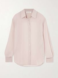 THE FRANKIE SHOP Peri georgette shirt at Net a Porter