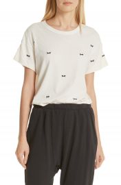 THE GREAT  The Embroidered Boxy Crew Tee   Nordstrom at Nordstrom