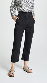 THE GREAT  The High Rise Ruffle Army Pants at Shopbop