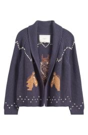 THE GREAT. The Horse Lodge Cotton Blend Cardigan at Nordstrom