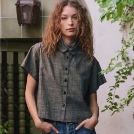 THE GREAT Tops The Great The Valor Top Color Smoke Wash Size Small Nwt Poshmark at Poshmark