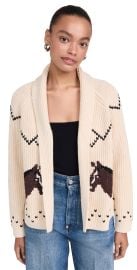 THE GREATThe Horse Lodge Cardigan Cream 3 at Shopbop