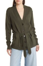 THE GREATThe Wayward Tie Waist Wool Blend Cardigan at Nordstrom