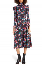 THE MARC JACOBS The 40s Long Sleeve Midi Dress   Nordstrom at Nordstrom