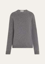 THE ROW Jayad Cashmere Crewneck Sweater - at Bergdorf Goodman