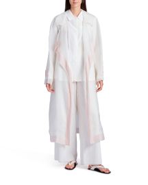 THE ROW Lau Silk Organza Wrap Coat at Neiman Marcus