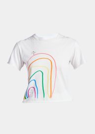 THE ROW Rainbow Marker Jersey T-Shirt - at Bergdorf Goodman