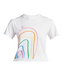 THE ROW Rainbow Marker Jersey T-Shirt at Neiman Marcus