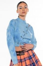 TIE DYE PIN DETAIL SWEATER at Shop Akira